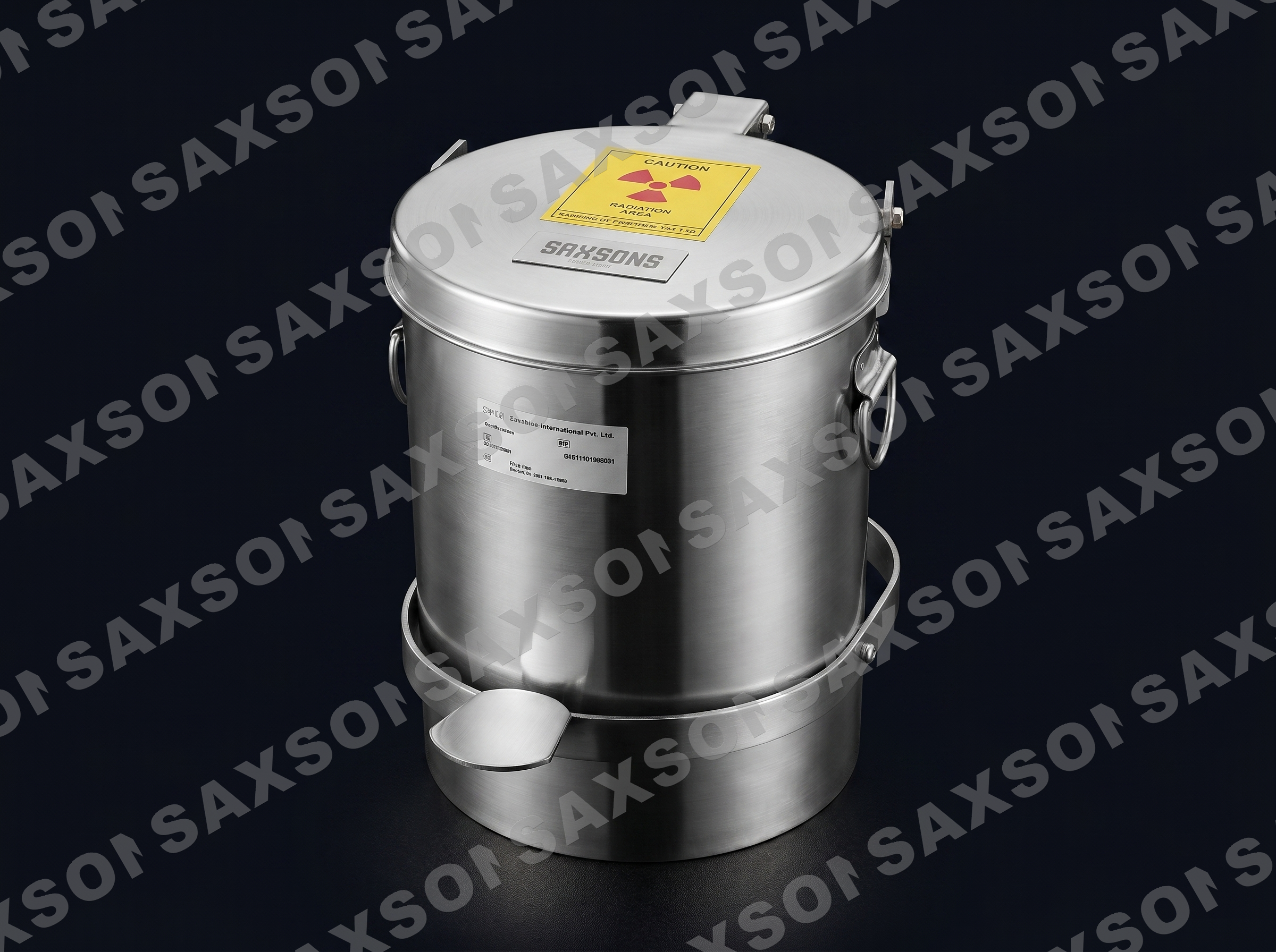Saxsons™ Foot-Operated Waste Bin product image